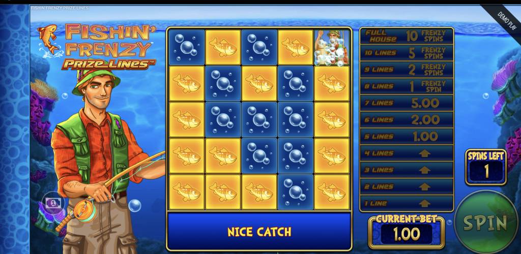 Fishin Frenzy How To Play